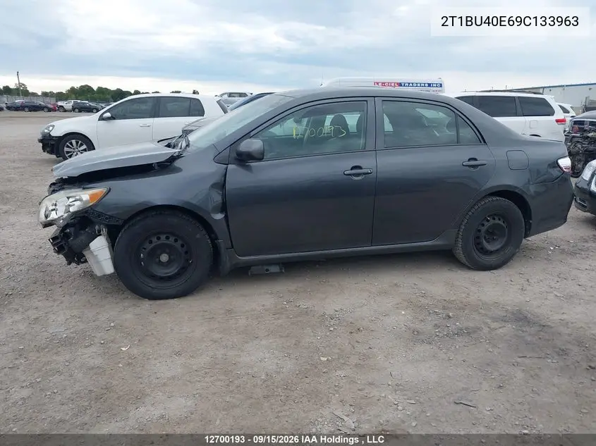 2009 TOYOTA COROLLA VIN 2T1BU40E69C133963 — фото 15