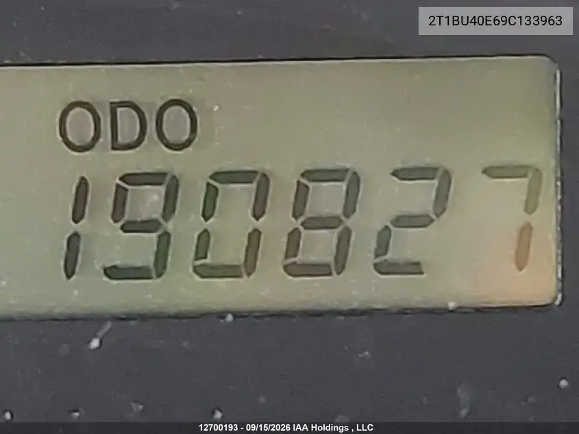 2009 TOYOTA COROLLA VIN 2T1BU40E69C133963 — фото 16
