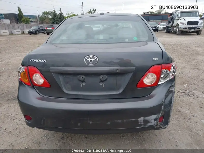 2009 TOYOTA COROLLA VIN 2T1BU40E69C133963 — фото 17