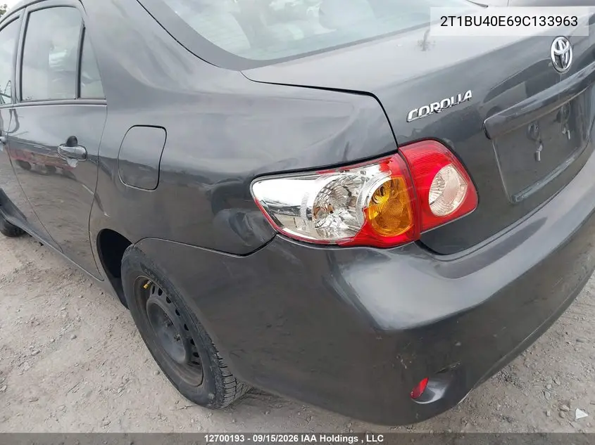 2009 TOYOTA COROLLA VIN 2T1BU40E69C133963 — фото 19