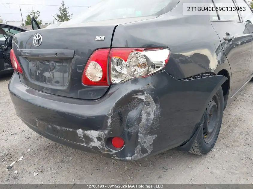 2009 TOYOTA COROLLA VIN 2T1BU40E69C133963 — фото 20