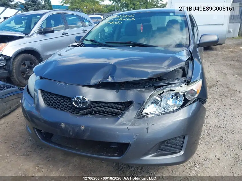 2009 TOYOTA COROLLA VIN 2T1BU40E39C008161 — фото 12