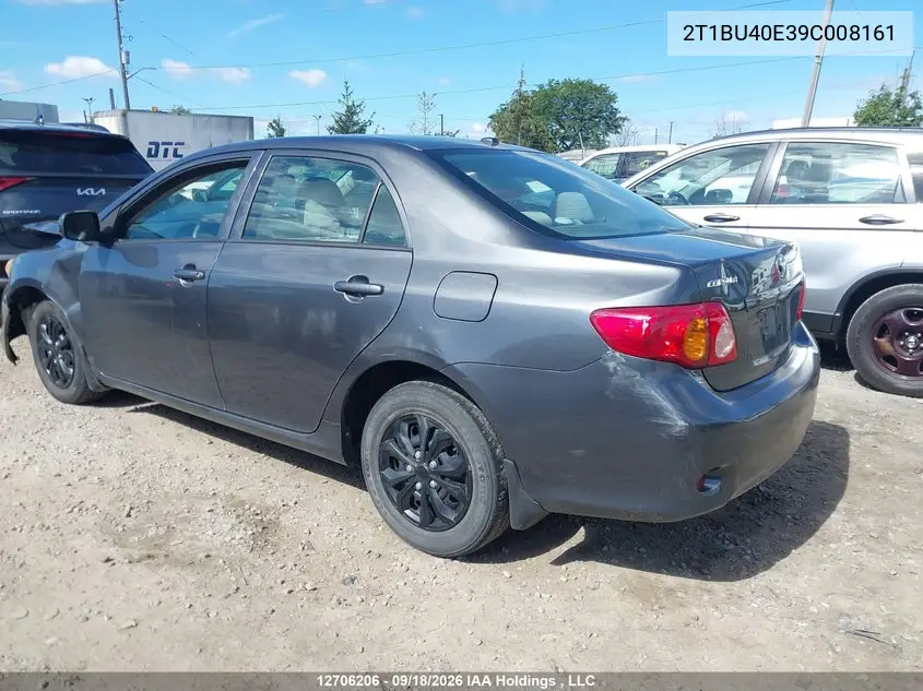 2009 TOYOTA COROLLA VIN 2T1BU40E39C008161 — фото 3