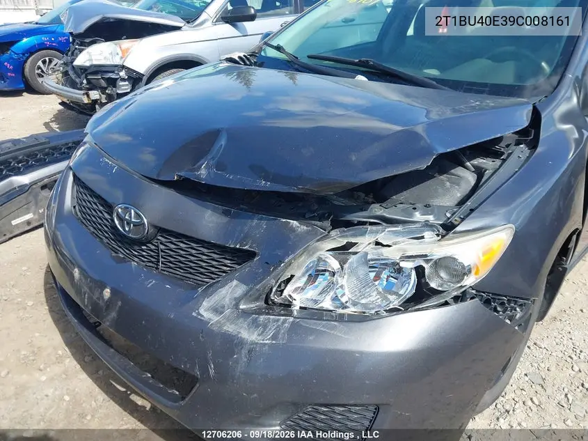 2009 TOYOTA COROLLA VIN 2T1BU40E39C008161 — фото 6