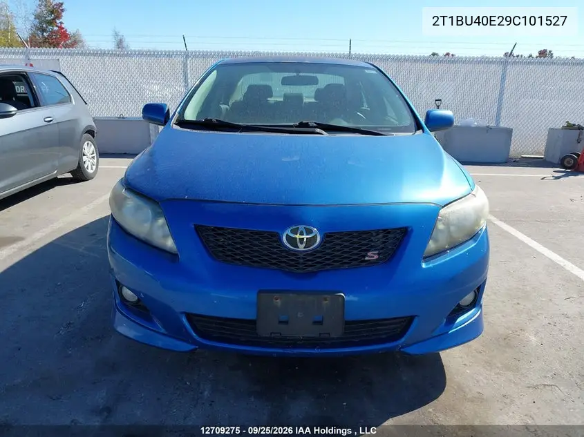 2009 TOYOTA COROLLA VIN 2T1BU40E29C101527 — фото 12