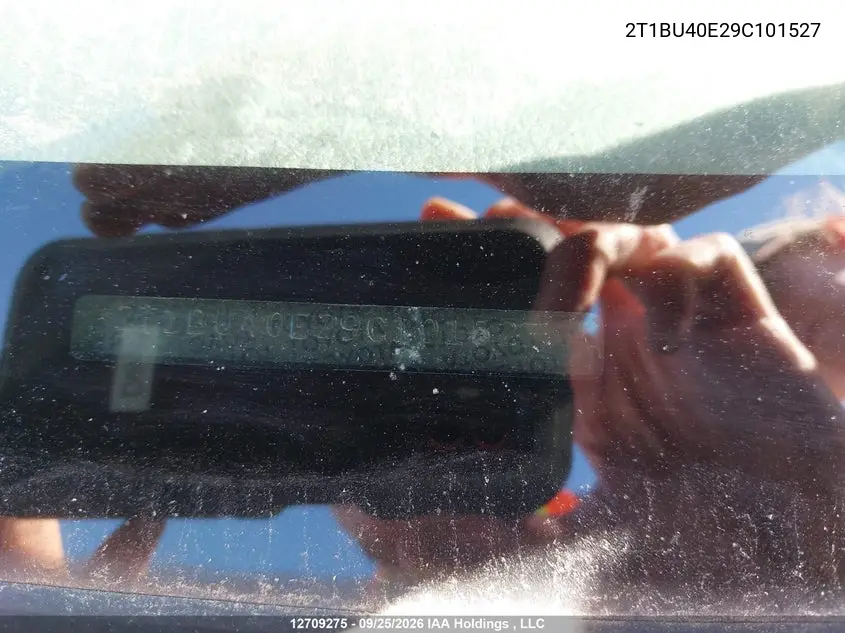 2009 TOYOTA COROLLA VIN 2T1BU40E29C101527 — фото 18