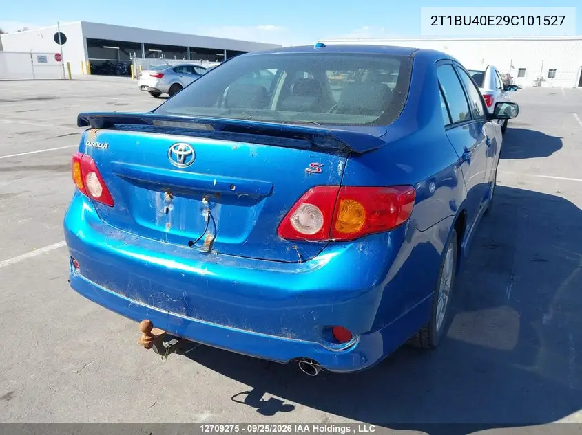 2009 TOYOTA COROLLA VIN 2T1BU40E29C101527 — фото 4