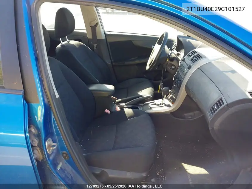 2009 TOYOTA COROLLA VIN 2T1BU40E29C101527 — фото 5