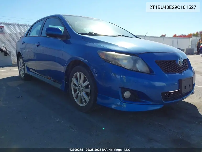 2009 TOYOTA COROLLA VIN 2T1BU40E29C101527 — фото 6