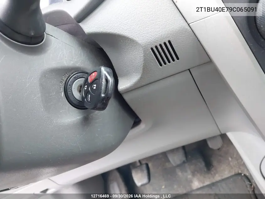 2009 TOYOTA COROLLA VIN 2T1BU40E79C065091 — фото 11