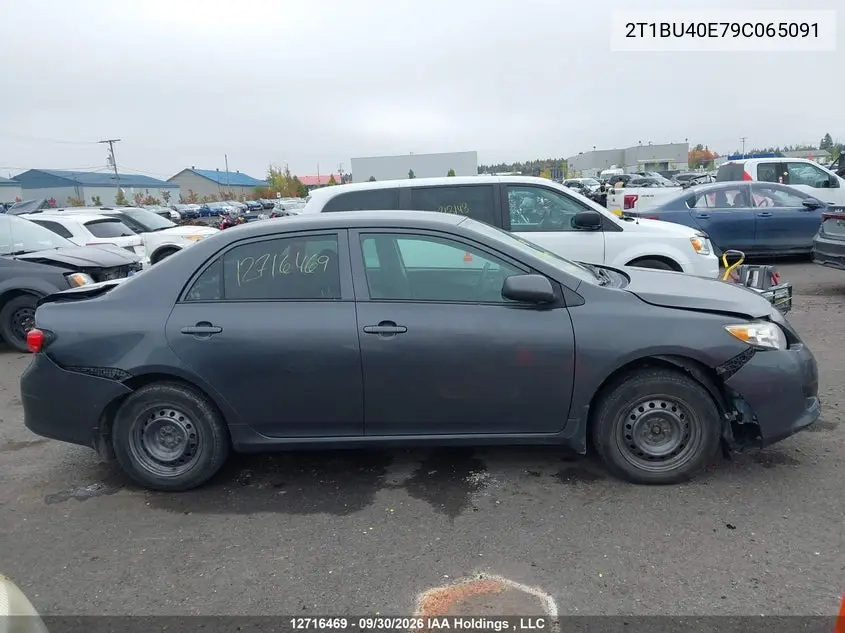 2009 TOYOTA COROLLA VIN 2T1BU40E79C065091 — фото 13