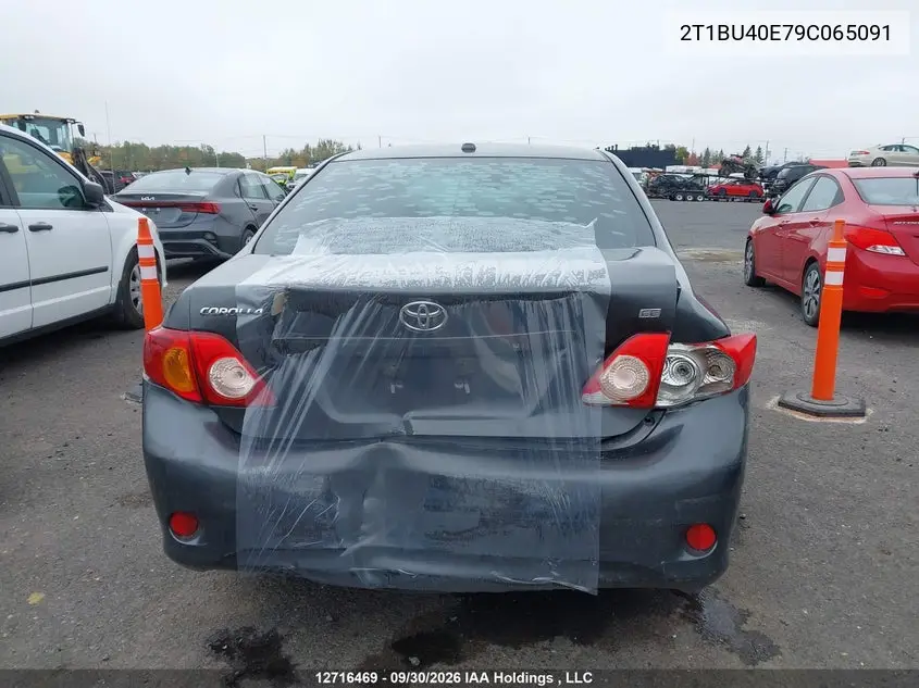 2009 TOYOTA COROLLA VIN 2T1BU40E79C065091 — фото 16