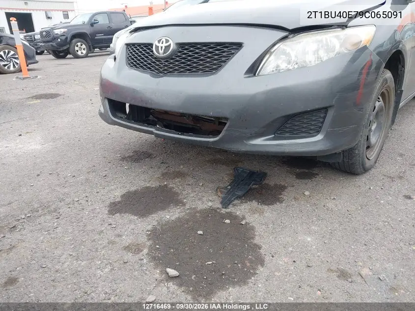 2009 TOYOTA COROLLA VIN 2T1BU40E79C065091 — фото 6