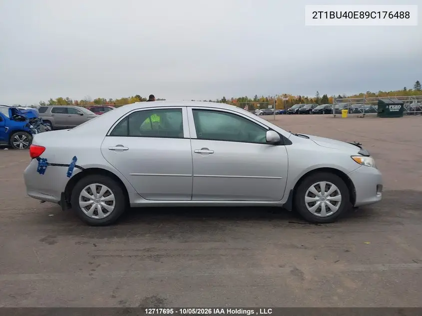 2009 TOYOTA COROLLA VIN 2T1BU40E89C176488 — фото 13