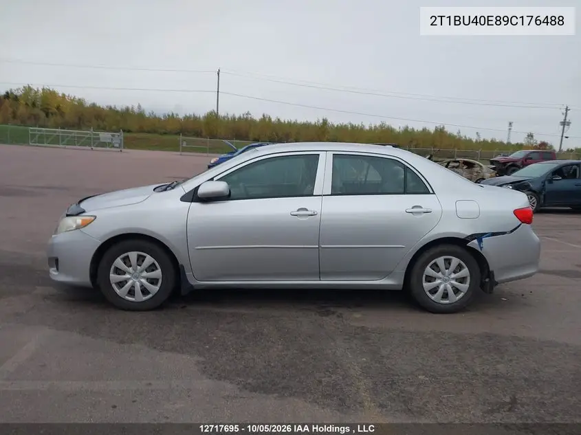 2009 TOYOTA COROLLA VIN 2T1BU40E89C176488 — фото 14