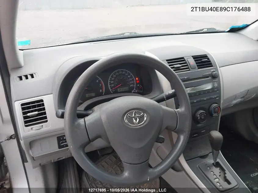 2009 TOYOTA COROLLA VIN 2T1BU40E89C176488 — фото 20