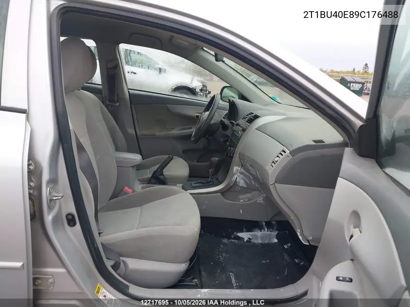 2009 TOYOTA COROLLA VIN 2T1BU40E89C176488 — фото 5