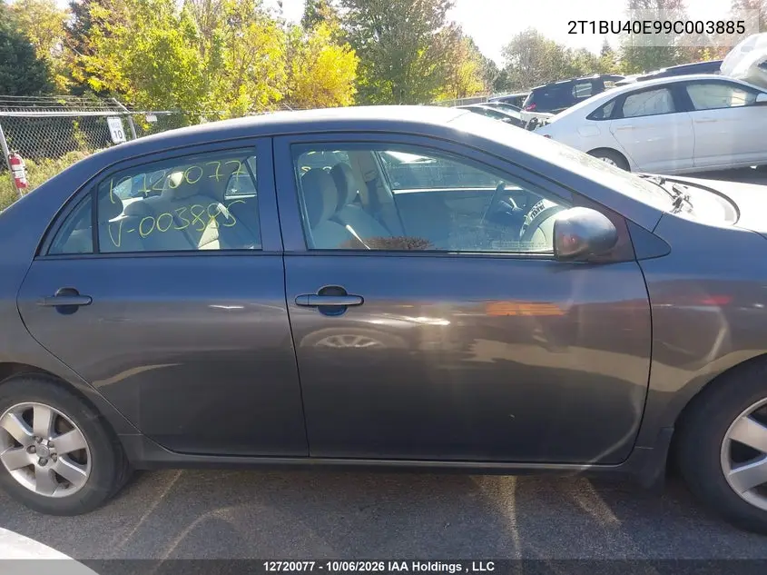 2009 TOYOTA COROLLA VIN 2T1BU40E99C003885 — фото 14