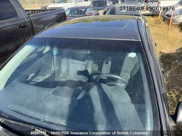 2009 TOYOTA COROLLA VIN 2T1BE40E89C019976 — фото 13