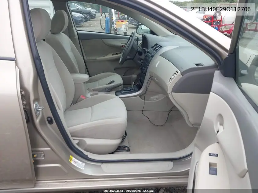 2009 TOYOTA COROLLA VIN 2T1BU40E29C112706 — фото 5