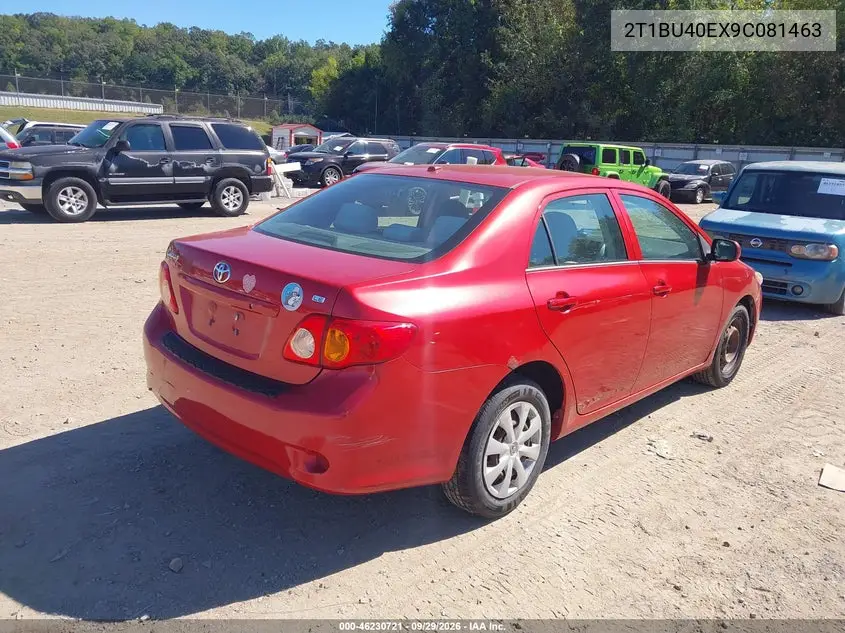 2009 TOYOTA COROLLA VIN 2T1BU40EX9C081463 — фото 4