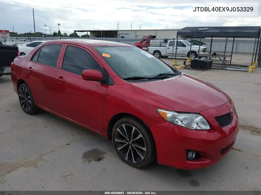 TOYOTA COROLLA 2009, VIN JTDBL40EX9J053329