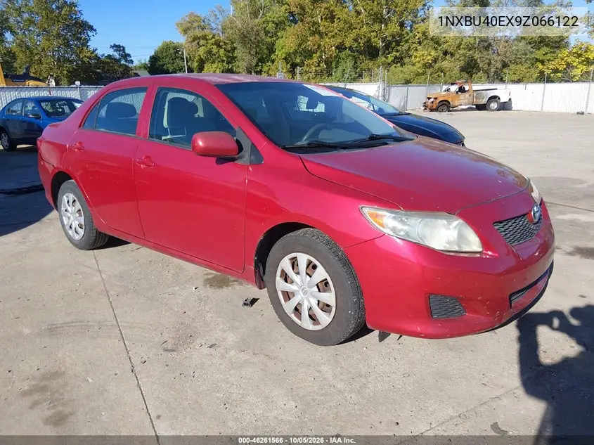 TOYOTA COROLLA 2009, VIN 1NXBU40EX9Z066122