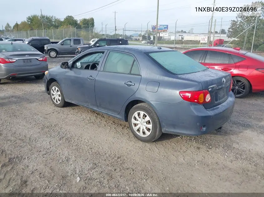 2009 TOYOTA COROLLA VIN 1NXBU40E39Z024696 — фото 3