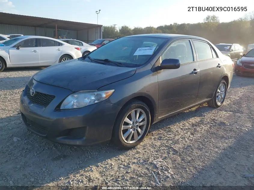 2009 TOYOTA COROLLA VIN 2T1BU40EX9C016595 — фото 2