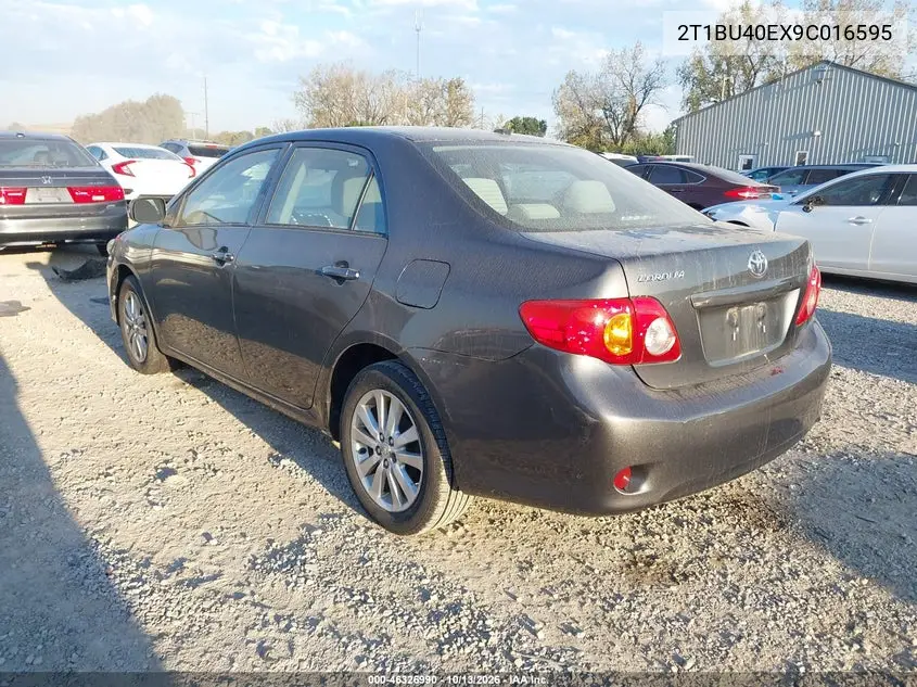 2009 TOYOTA COROLLA VIN 2T1BU40EX9C016595 — фото 3