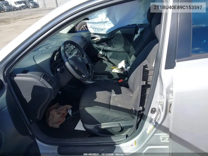 2009 TOYOTA COROLLA VIN 2T1BU40E89C153597 — фото 5