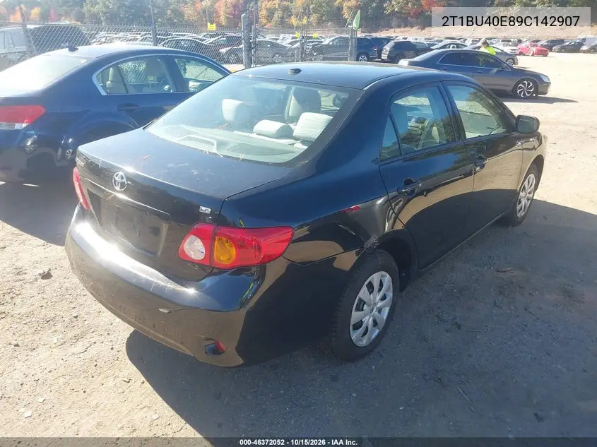 2009 TOYOTA COROLLA VIN 2T1BU40E89C142907 — фото 4