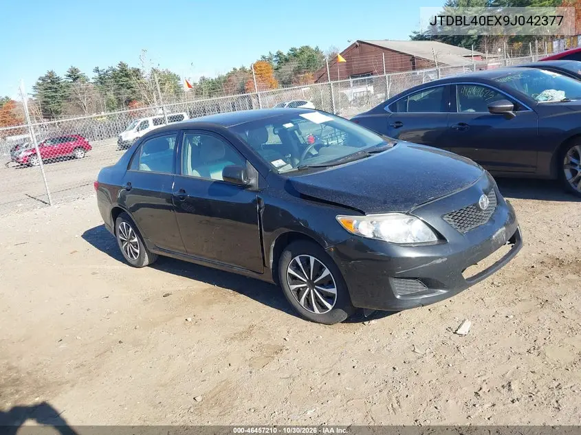 TOYOTA COROLLA 2009, VIN JTDBL40EX9J042377