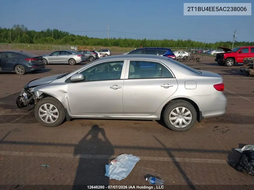 2010 TOYOTA COROLLA VIN 2T1BU4EE5AC238006 — фото 14