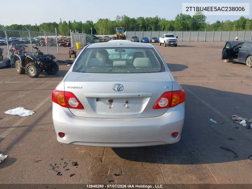 2010 TOYOTA COROLLA VIN 2T1BU4EE5AC238006 — фото 16