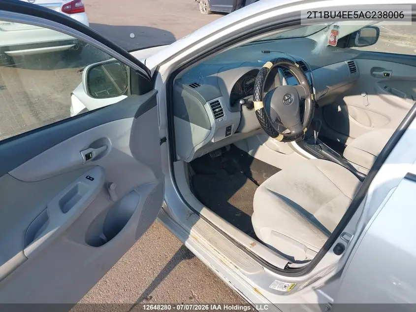 2010 TOYOTA COROLLA VIN 2T1BU4EE5AC238006 — фото 18