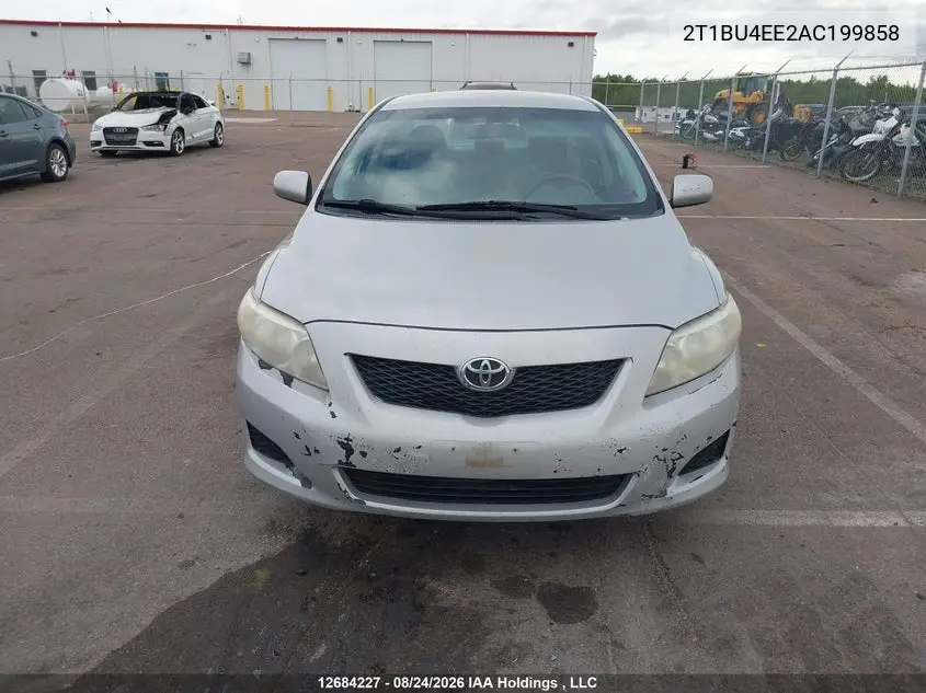 2010 TOYOTA COROLLA VIN 2T1BU4EE2AC199858 — фото 11