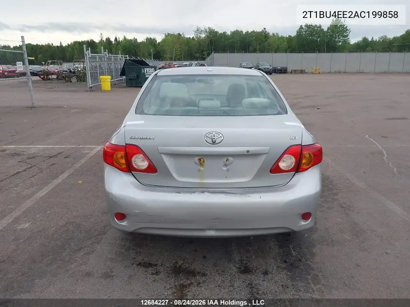 2010 TOYOTA COROLLA VIN 2T1BU4EE2AC199858 — фото 15