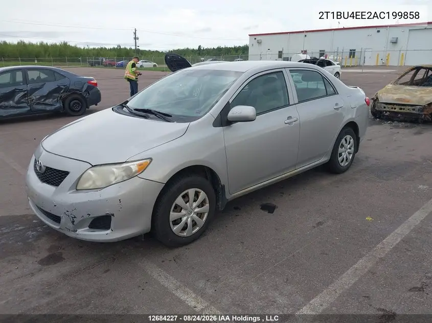 2010 TOYOTA COROLLA VIN 2T1BU4EE2AC199858 — фото 2
