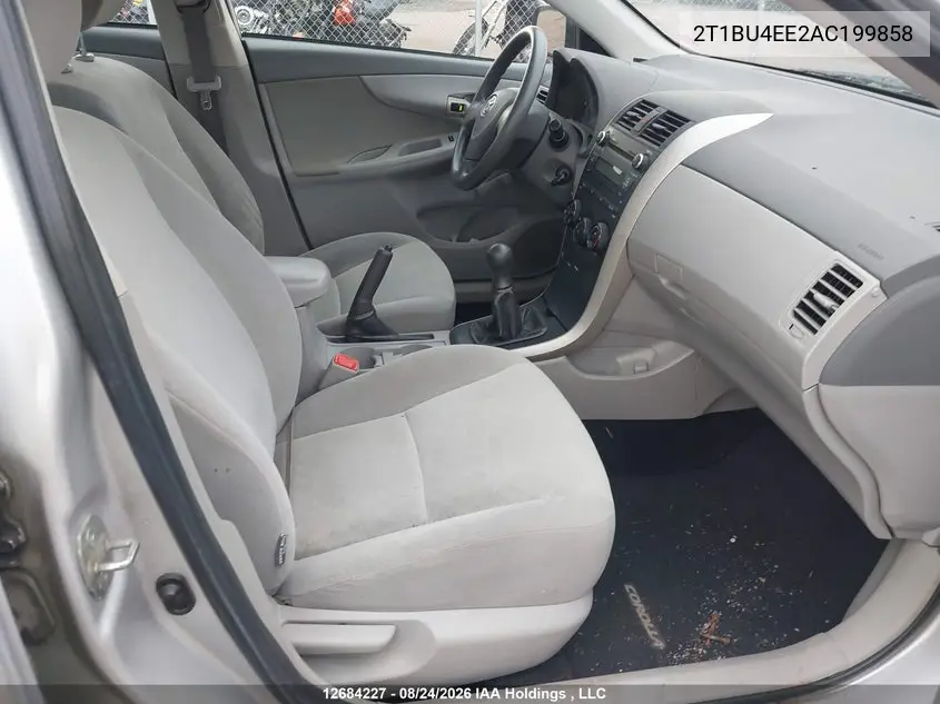 2010 TOYOTA COROLLA VIN 2T1BU4EE2AC199858 — фото 5