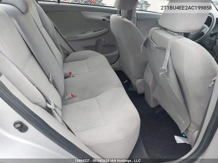 2010 TOYOTA COROLLA VIN 2T1BU4EE2AC199858 — фото 8