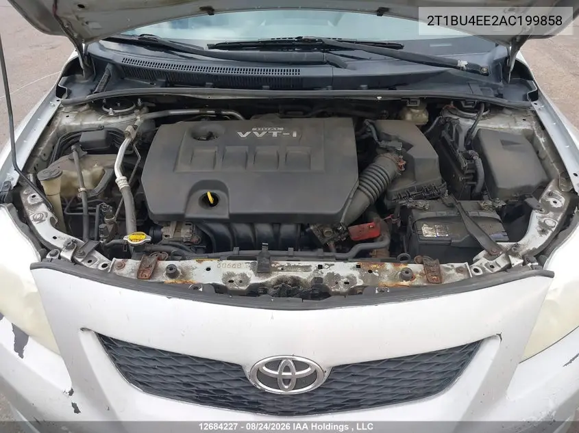 2010 TOYOTA COROLLA VIN 2T1BU4EE2AC199858 — фото 9