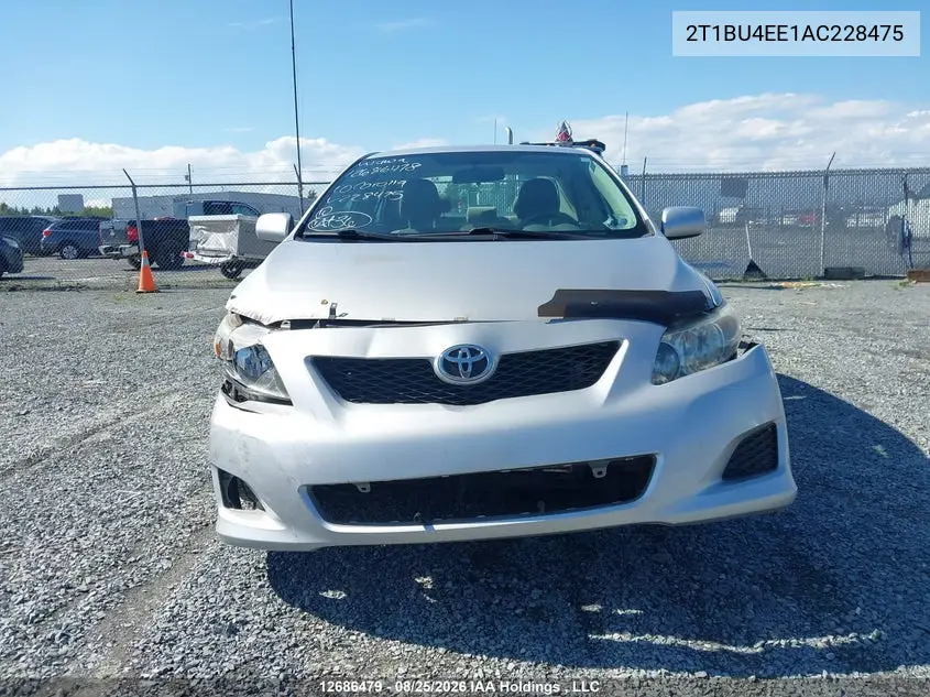 2010 TOYOTA COROLLA VIN 2T1BU4EE1AC228475 — фото 12