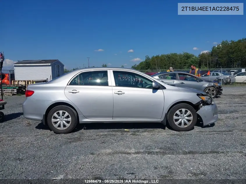 2010 TOYOTA COROLLA VIN 2T1BU4EE1AC228475 — фото 13