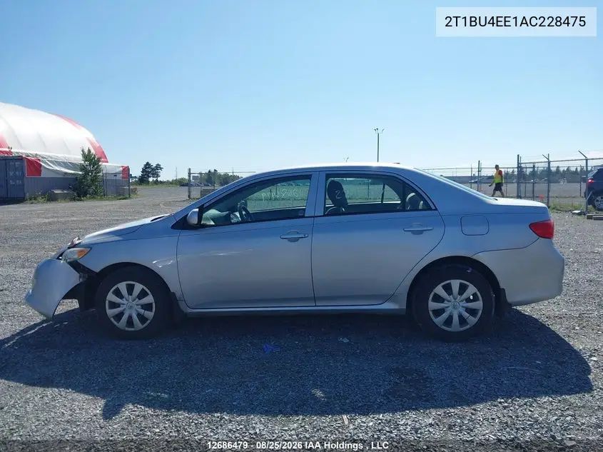 2010 TOYOTA COROLLA VIN 2T1BU4EE1AC228475 — фото 14