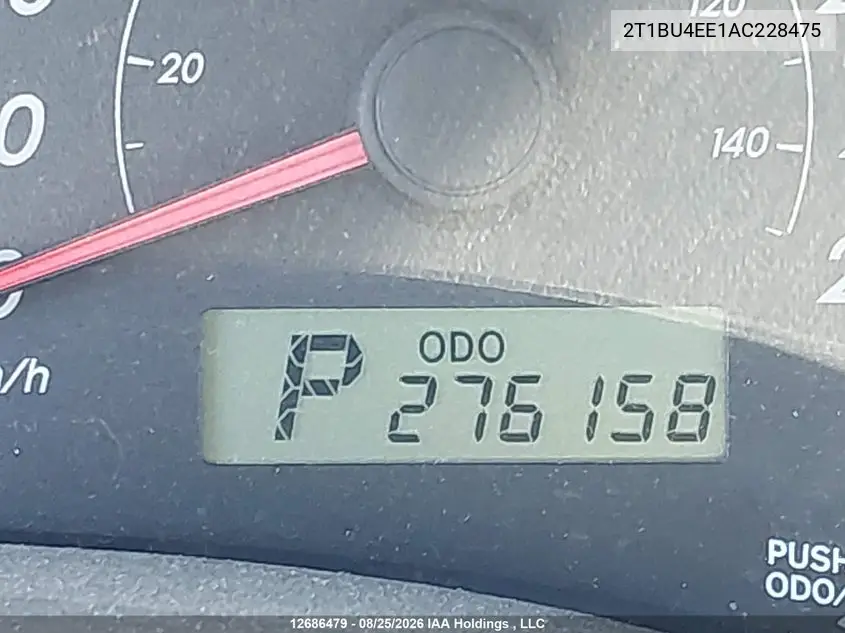 2010 TOYOTA COROLLA VIN 2T1BU4EE1AC228475 — фото 15