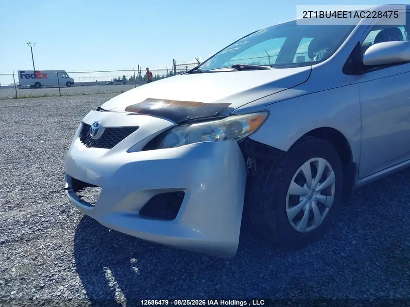 2010 TOYOTA COROLLA VIN 2T1BU4EE1AC228475 — фото 19