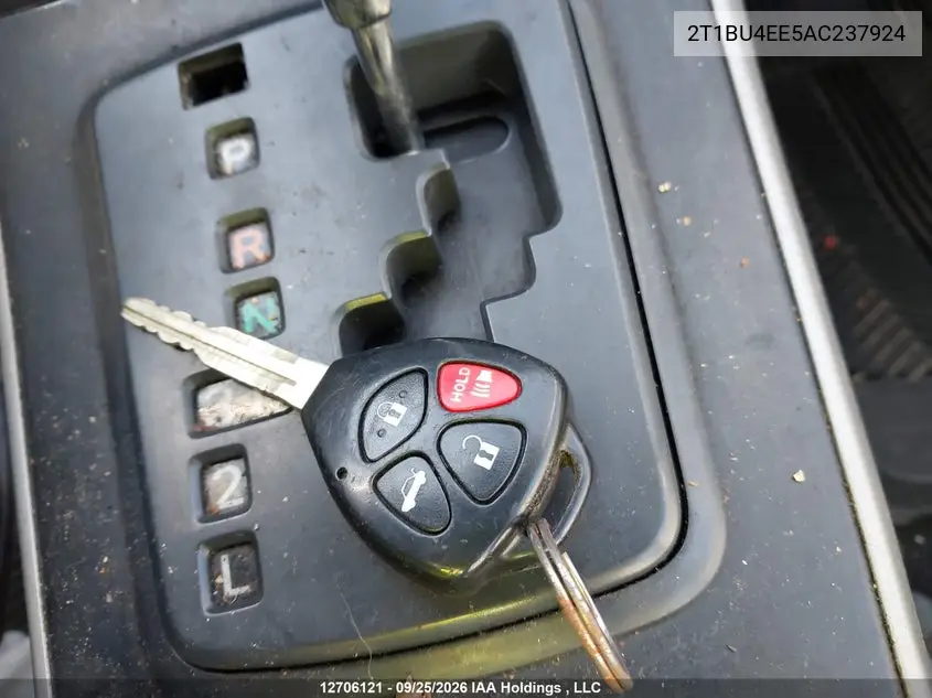 2010 TOYOTA COROLLA VIN 2T1BU4EE5AC237924 — фото 11