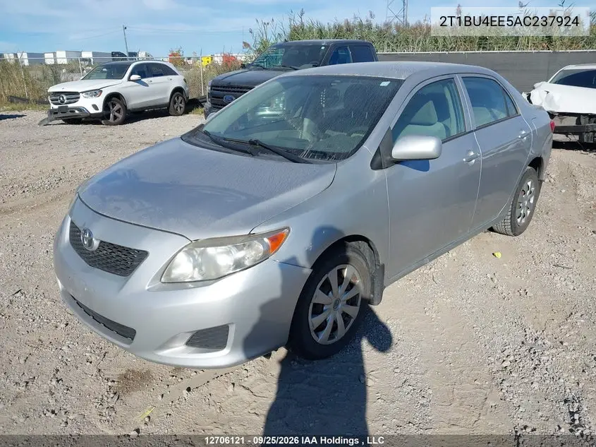 2010 TOYOTA COROLLA VIN 2T1BU4EE5AC237924 — фото 2