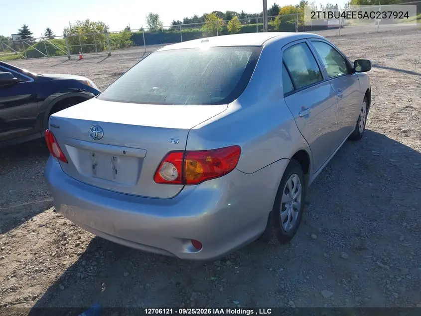 2010 TOYOTA COROLLA VIN 2T1BU4EE5AC237924 — фото 4